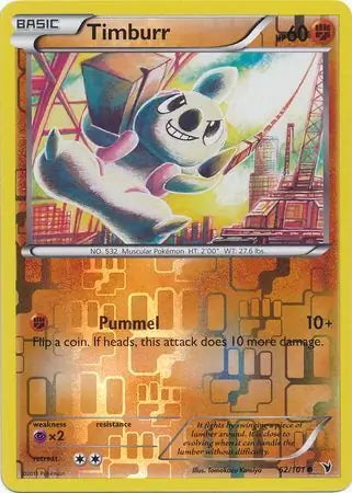 Noble Victories Timburr #62/101 reverse holo